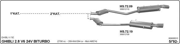 Imasaf 809000015 - Система випуску ОГ autocars.com.ua