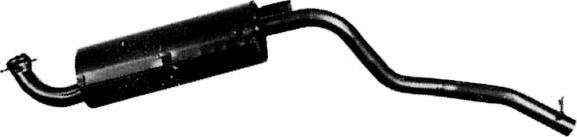 IMASAF MI.50.07 - Глушник вихлопних газів кінцевий autocars.com.ua