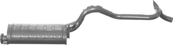 IMASAF MI.88.07 - Глушник вихлопних газів кінцевий autocars.com.ua