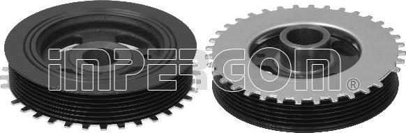 IMPERGOM 10222 - Ремінний шків, колінчастий вал autocars.com.ua