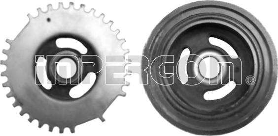 IMPERGOM 10537 - Ремінний шків, колінчастий вал autocars.com.ua