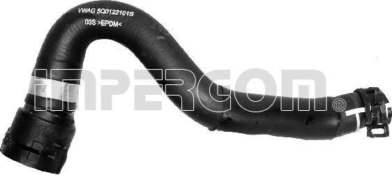 IMPERGOM 222128 - Шланг радіатора autocars.com.ua