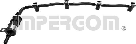 IMPERGOM 85213 - Шланг, витік палива autocars.com.ua