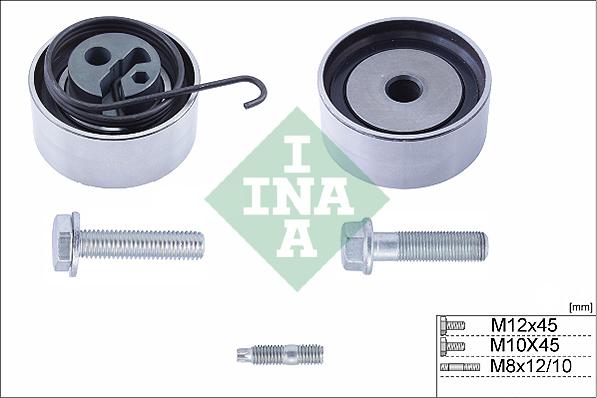 INA 530033809 - Комплект роликов, зубчатый ремень avtokuzovplus.com.ua