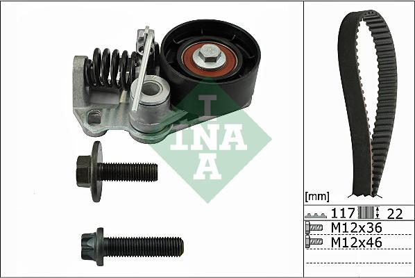 INA 530 0526 10 - Комплект ремня ГРМ avtokuzovplus.com.ua