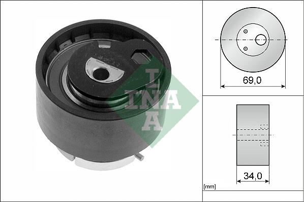 INA 531 0771 10 - Натяжной ролик, ремень ГРМ autodnr.net