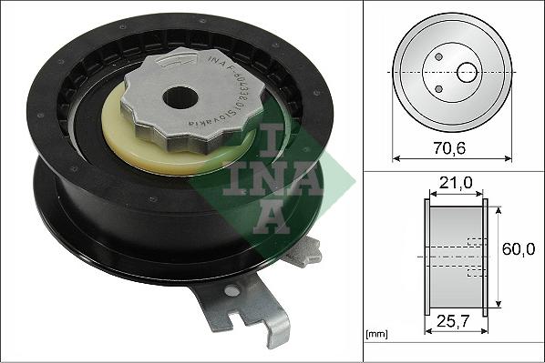 INA 531 0882 10 - Натяжна ролик, ремінь ГРМ autocars.com.ua