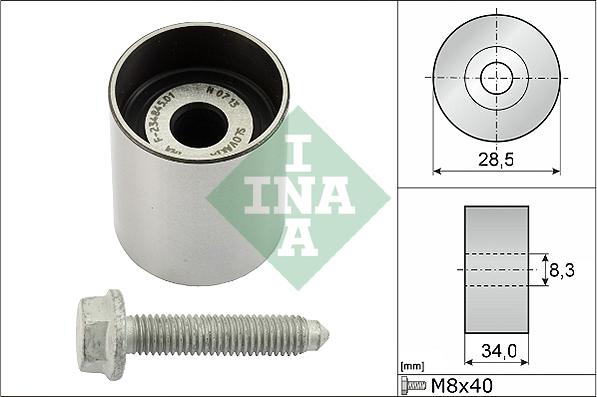 INA 532 0197 10 - Направляющий ролик, зубчатый ремень avtokuzovplus.com.ua
