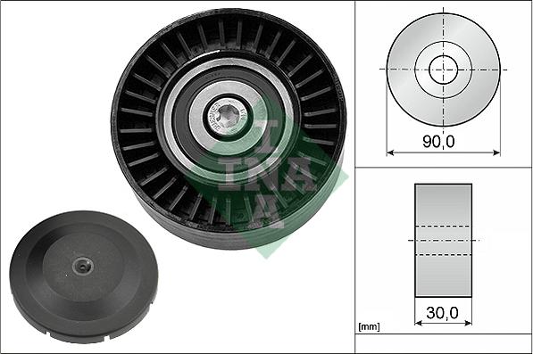 INA 532 0514 10 - Направляющий ролик, поликлиновый ремень avtokuzovplus.com.ua