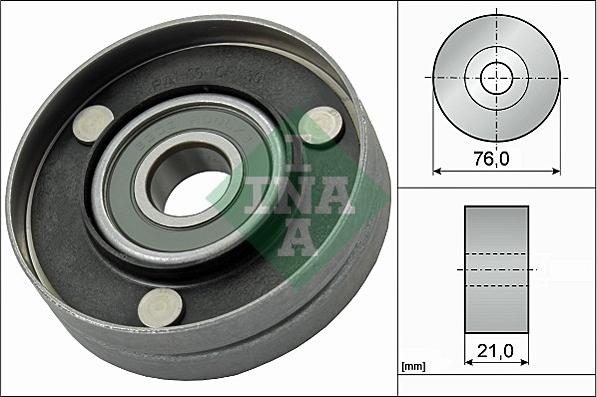 INA 532 0567 10 - Направляющий ролик, поликлиновый ремень avtokuzovplus.com.ua