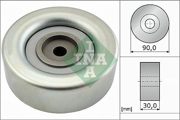 INA 532 0693 10 - Паразитний / провідний ролик, поліклиновий ремінь autocars.com.ua