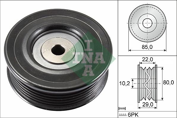 INA 532 0799 10 - Направляющий ролик, поликлиновый ремень avtokuzovplus.com.ua