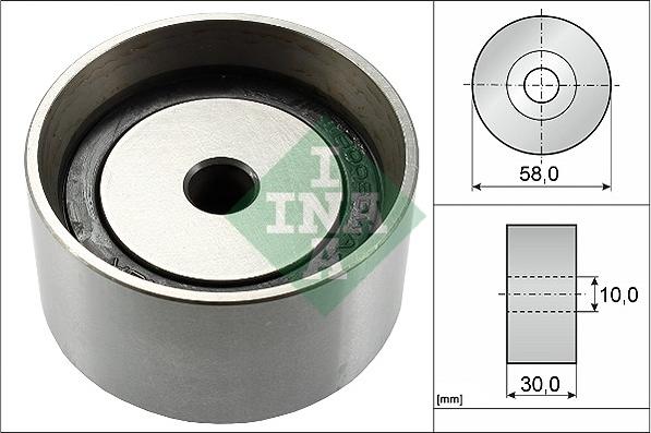 INA 532 0807 10 - Направляющий ролик, зубчатый ремень avtokuzovplus.com.ua