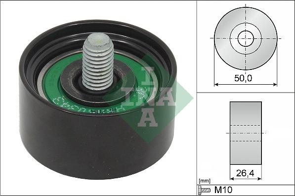 INA 532 0875 10 - Паразитний / провідний ролик, поліклиновий ремінь autocars.com.ua