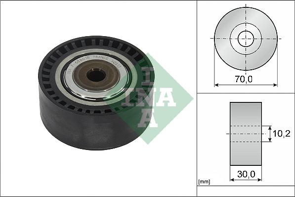 INA 532 1146 10 - Направляющий ролик, поликлиновый ремень avtokuzovplus.com.ua