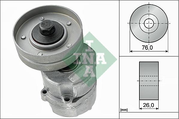 INA 534 0135 30 - Натягувач ременя, клинові зуб. autocars.com.ua