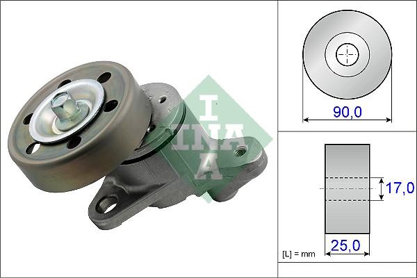 INA 534 0437 10 - Натяжитель, поликлиновый ремень avtokuzovplus.com.ua