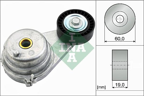 INA 534 0541 10 - Натяжитель, поликлиновый ремень avtokuzovplus.com.ua