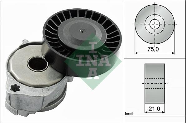 INA 534 0604 10 - Натяжитель, поликлиновый ремень avtokuzovplus.com.ua