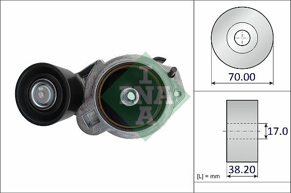 INA 534 0787 10 - Натяжитель, поликлиновый ремень avtokuzovplus.com.ua