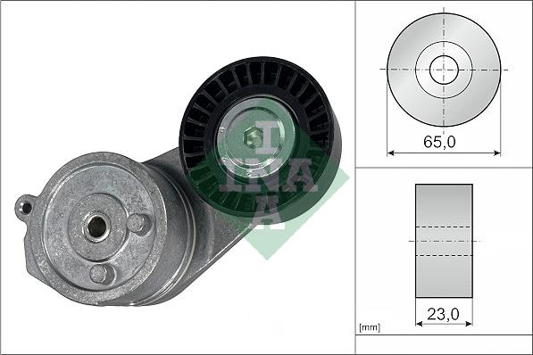 INA 534 0828 10 - Натягувач ременя, клинові зуб. autocars.com.ua