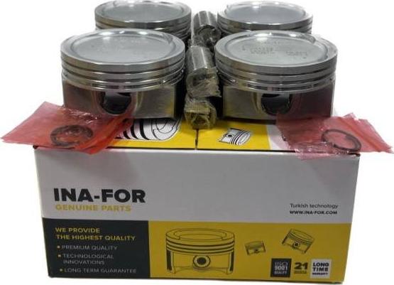 INA-FOR INF10.0658 - Поршень autocars.com.ua