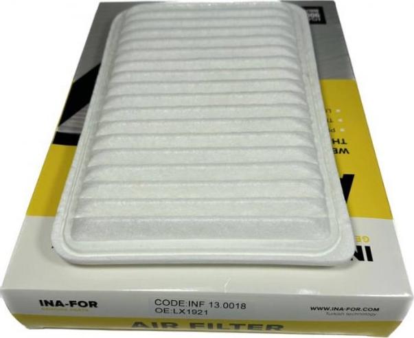 INA-FOR INF13.0018 - Повітряний фільтр autocars.com.ua