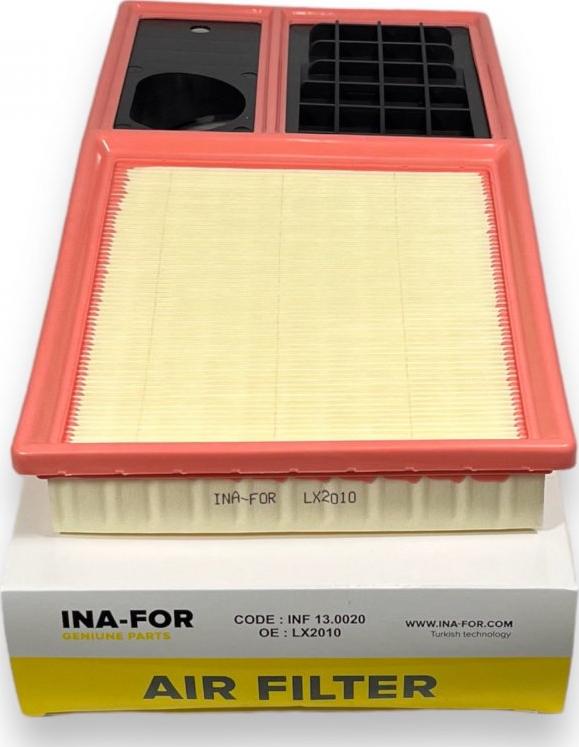 INA-FOR INF13.0020 - Повітряний фільтр autocars.com.ua