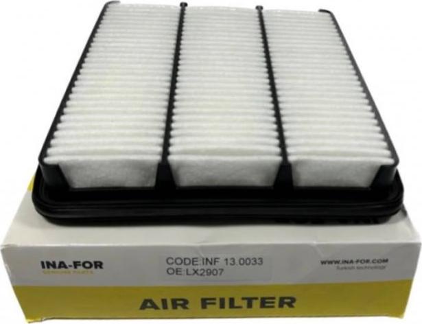 INA-FOR INF13.0033 - Повітряний фільтр autocars.com.ua