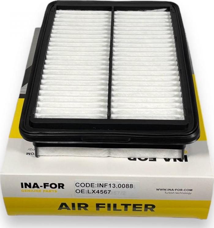 INA-FOR INF13.0088 - Повітряний фільтр autocars.com.ua