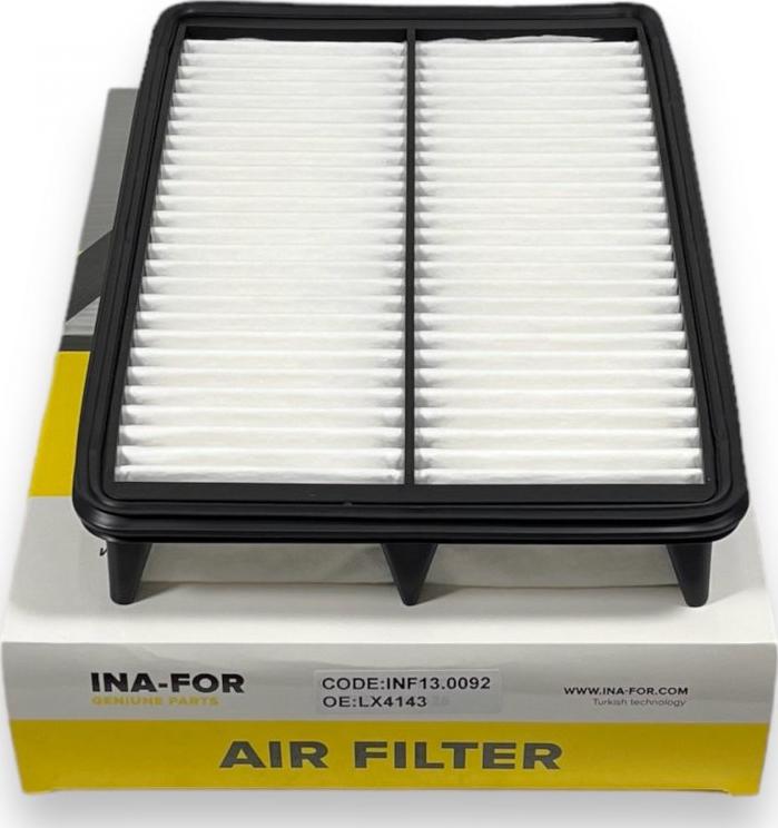 INA-FOR INF13.0092 - Повітряний фільтр autocars.com.ua