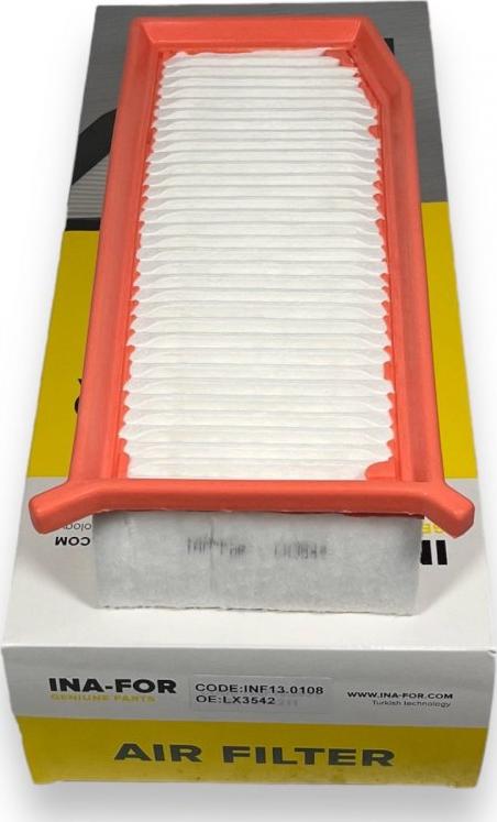 INA-FOR INF13.0108 - Повітряний фільтр autocars.com.ua