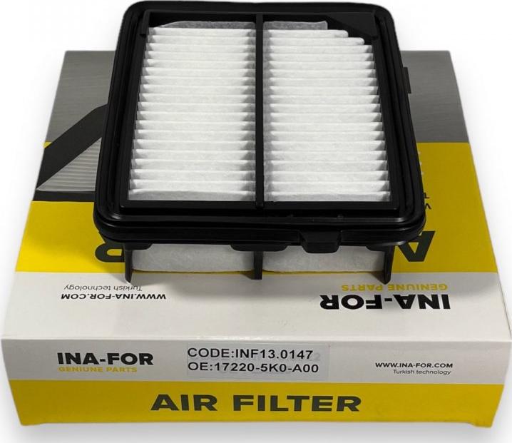INA-FOR INF13.0147 - Повітряний фільтр autocars.com.ua