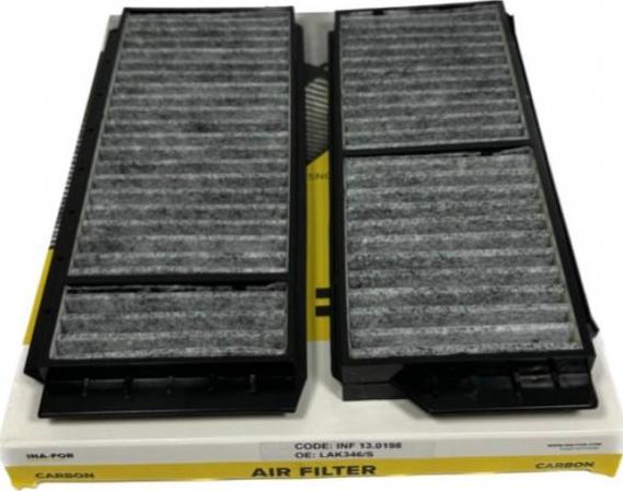 INA-FOR INF13.0198 - Фільтр, повітря у внутрішній простір autocars.com.ua