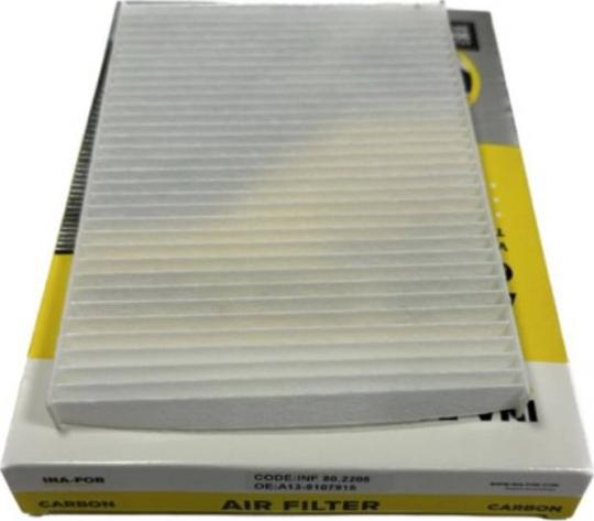 INA-FOR INF80.2205 - Фільтр, повітря у внутрішній простір autocars.com.ua