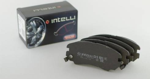 Intelli D191E - Тормозные колодки, дисковые, комплект autodnr.net