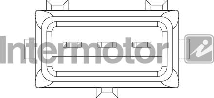 INTERMOTOR 19654 - Датчик потоку, маси повітря autocars.com.ua