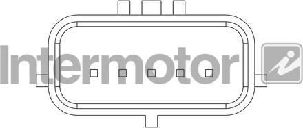 INTERMOTOR 19761 - Датчик потоку, маси повітря autocars.com.ua