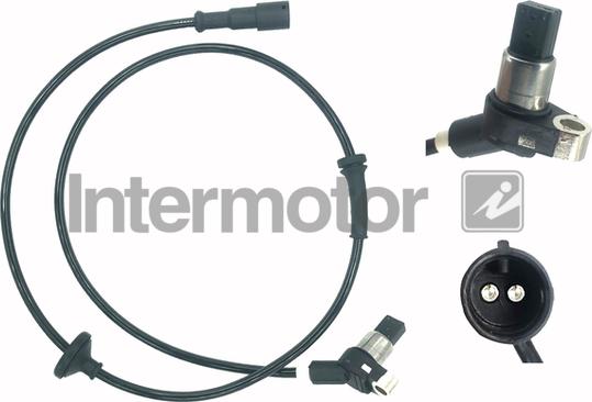 INTERMOTOR 60614 - Датчик ABS, частота обертання колеса autocars.com.ua