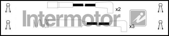 INTERMOTOR 73030 - Комплект проводів запалювання autocars.com.ua