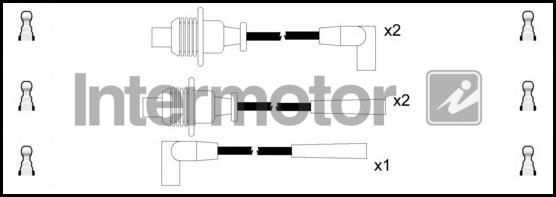 INTERMOTOR 73251 - Комплект проводів запалювання autocars.com.ua
