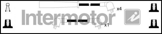 INTERMOTOR 73290 - Комплект проводів запалювання autocars.com.ua