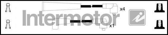 INTERMOTOR 73518 - Комплект проводів запалювання autocars.com.ua