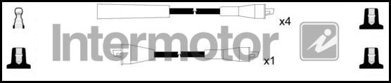 INTERMOTOR 73529 - Комплект проводів запалювання autocars.com.ua