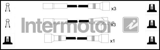 INTERMOTOR 73576 - Комплект проводів запалювання autocars.com.ua