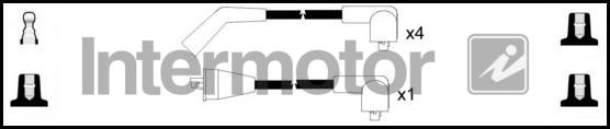 INTERMOTOR 73581 - Комплект проводів запалювання autocars.com.ua