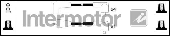 INTERMOTOR 73629 - Комплект проводів запалювання autocars.com.ua
