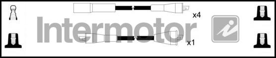 INTERMOTOR 73687 - Комплект проводів запалювання autocars.com.ua