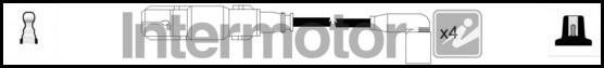 INTERMOTOR 73694 - Комплект проводів запалювання autocars.com.ua
