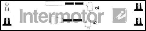 INTERMOTOR 73836 - Комплект проводів запалювання autocars.com.ua